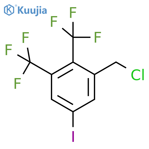 2,3-Bis(trifluoromethyl)-5-iodobenzyl chloride structure