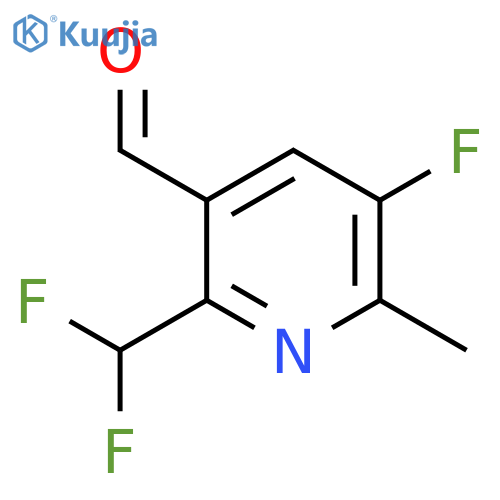 2-(Difluoromethyl)-5-fluoro-6-methylpyridine-3-carboxaldehyde structure