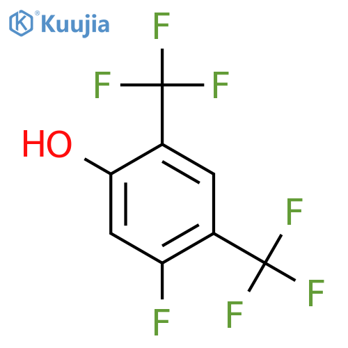 2,4-Bis(trifluoromethyl)-5-fluorophenol structure