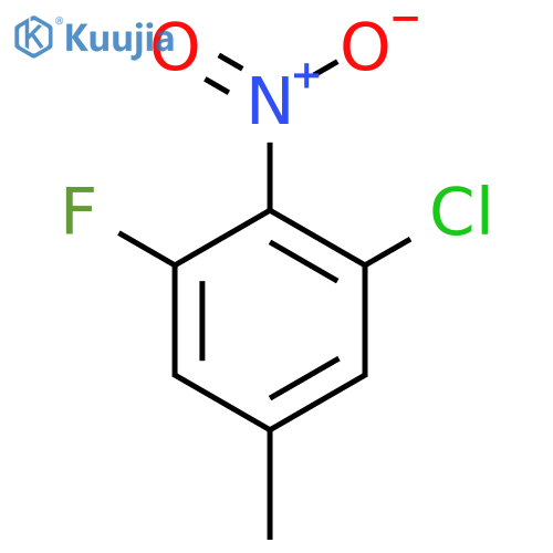 3-Chloro-5-fluoro-4-nitrotoluene structure