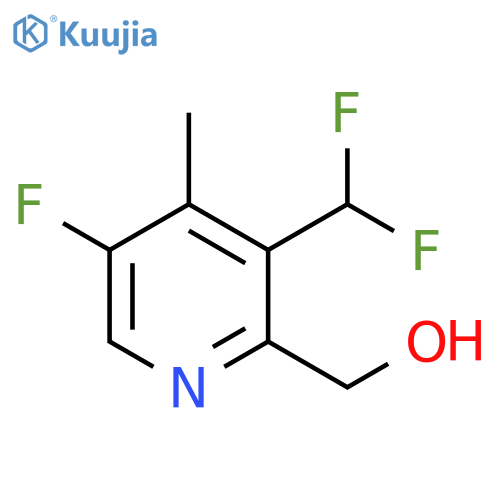 2-Pyridinemethanol, 3-(difluoromethyl)-5-fluoro-4-methyl- structure