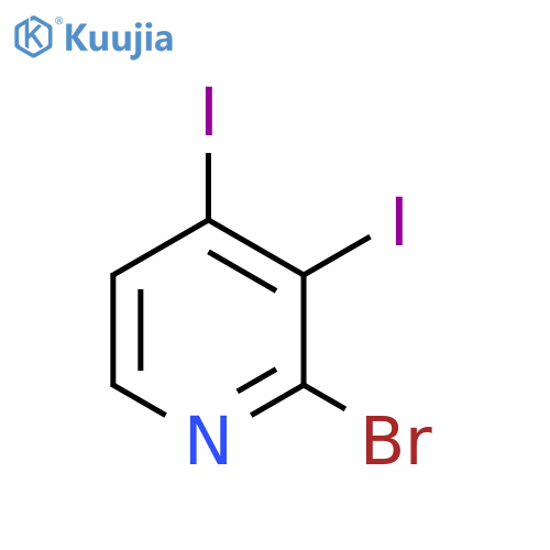 2-Bromo-3,4-diiodopyridine structure