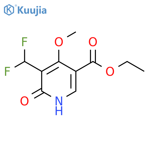 Ethyl 3-(difluoromethyl)-2-hydroxy-4-methoxypyridine-5-carboxylate structure