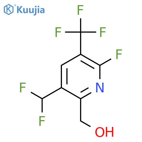 5-(Difluoromethyl)-2-fluoro-3-(trifluoromethyl)pyridine-6-methanol structure