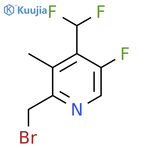 2-(Bromomethyl)-4-(difluoromethyl)-5-fluoro-3-methylpyridine structure
