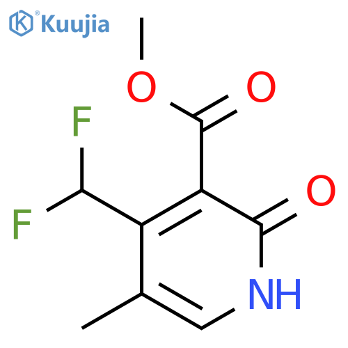 Methyl 4-(difluoromethyl)-2-hydroxy-5-methylpyridine-3-carboxylate structure