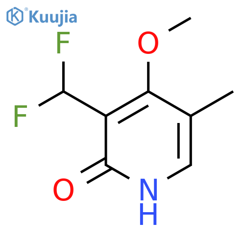 3-(Difluoromethyl)-2-hydroxy-4-methoxy-5-methylpyridine structure