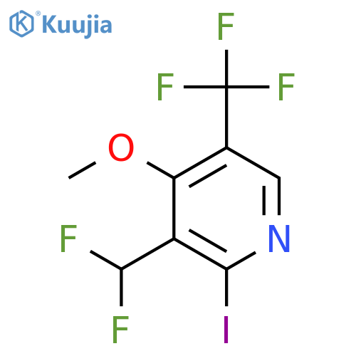 3-(Difluoromethyl)-2-iodo-4-methoxy-5-(trifluoromethyl)pyridine structure