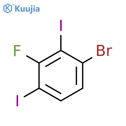 1-Bromo-2,4-diiodo-3-fluorobenzene structure