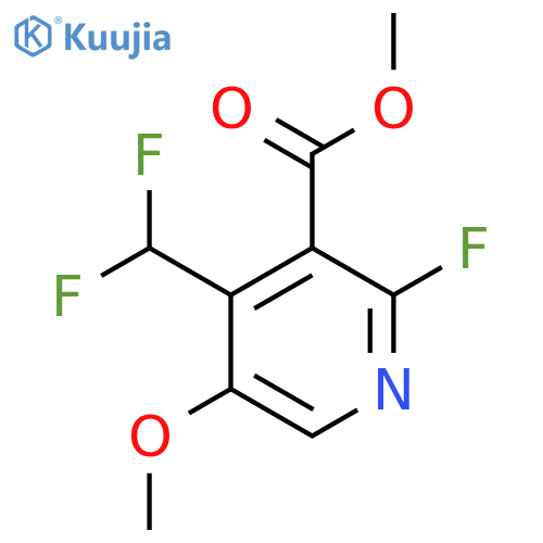 Methyl 4-(difluoromethyl)-2-fluoro-5-methoxypyridine-3-carboxylate structure