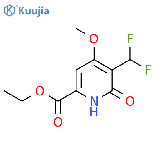 Ethyl 3-(difluoromethyl)-2-hydroxy-4-methoxypyridine-6-carboxylate structure