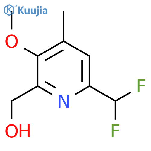 6-(Difluoromethyl)-3-methoxy-4-methylpyridine-2-methanol structure