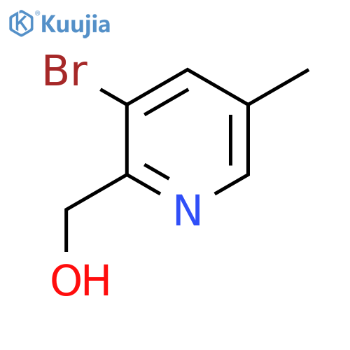 (3-Bromo-5-methylpyridin-2-yl)methanol structure