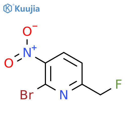 2-Bromo-6-fluoromethyl-3-nitropyridine structure