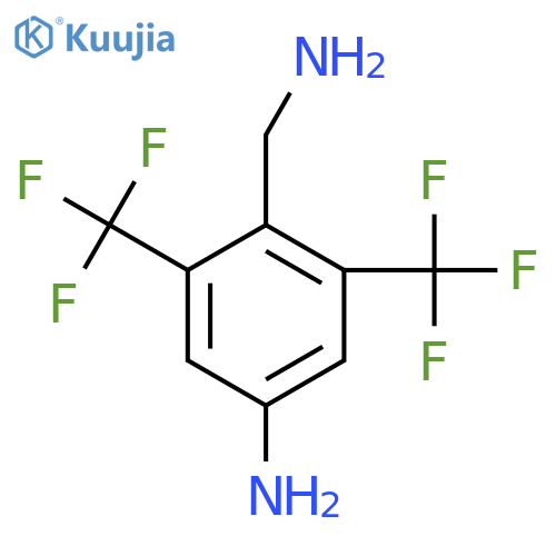 4-Amino-2,6-bis(trifluoromethyl)benzylamine structure