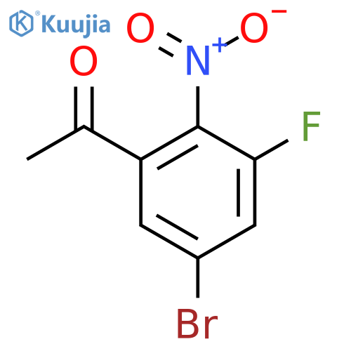 5'-Bromo-3'-fluoro-2'-nitroacetophenone structure