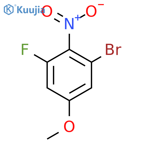 3-Bromo-5-fluoro-4-nitroanisole structure