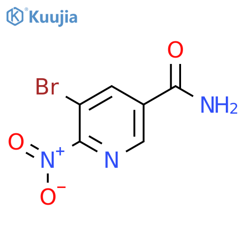 5-Bromo-6-nitronicotinamide structure