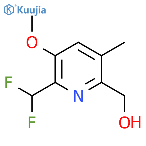 2-(Difluoromethyl)-3-methoxy-5-methylpyridine-6-methanol structure