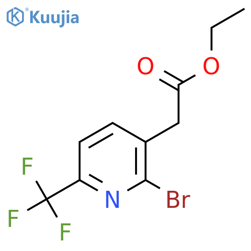 Ethyl 2-bromo-6-(trifluoromethyl)pyridine-3-acetate structure