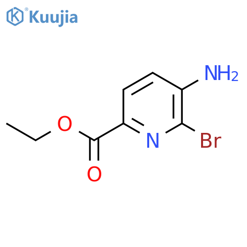 Ethyl 5-amino-6-bromopicolinate structure