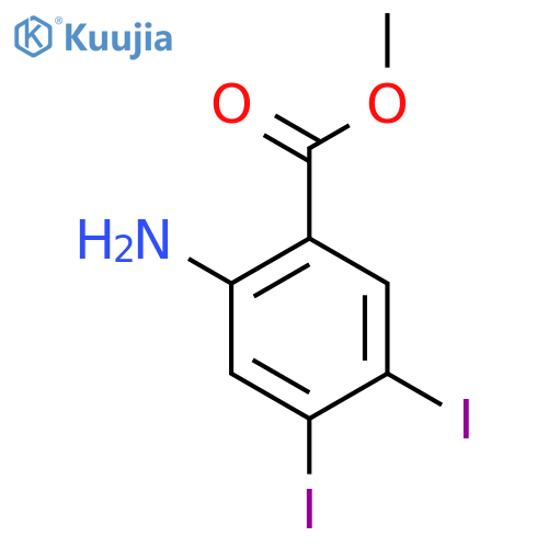 Methyl 2-amino-4,5-diiodobenzoate structure