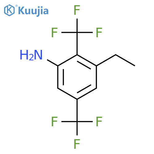 2,5-Bis(trifluoromethyl)-3-ethylaniline structure