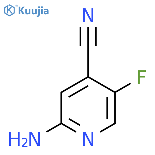 2-Amino-5-fluoroisonicotinonitrile structure