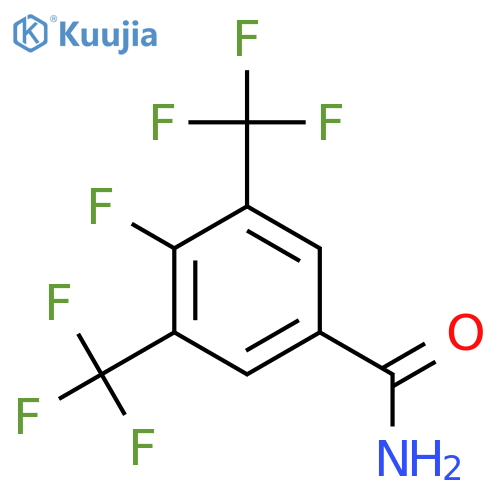 3,5-Bis(trifluoromethyl)-4-fluorobenzamide structure
