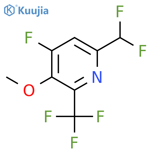 6-(Difluoromethyl)-4-fluoro-3-methoxy-2-(trifluoromethyl)pyridine structure