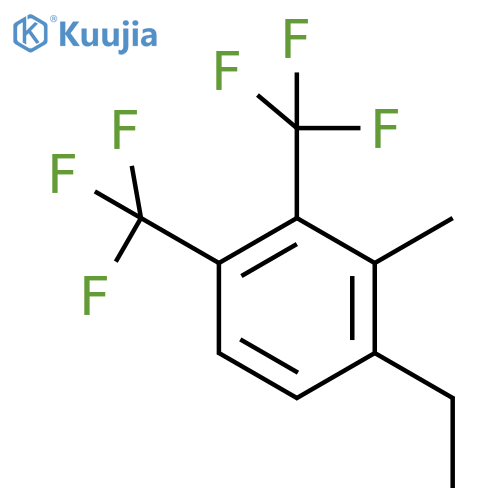 2,3-Bis(trifluoromethyl)-6-ethyltoluene structure