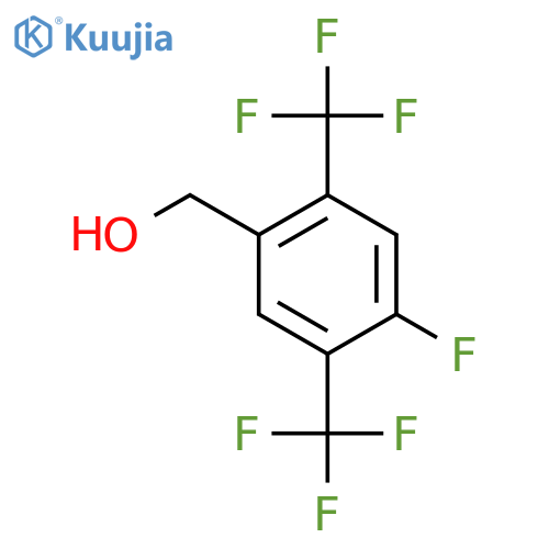 2,5-Bis(trifluoromethyl)-4-fluorobenzyl alcohol structure
