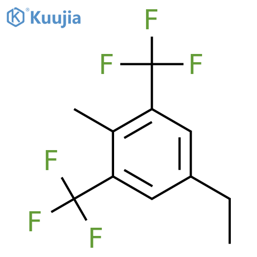 2,6-Bis(trifluoromethyl)-4-ethyltoluene structure