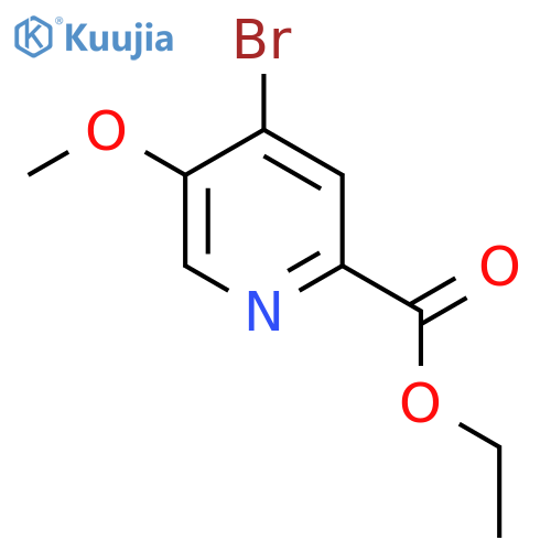 Ethyl 4-bromo-5-methoxypicolinate structure