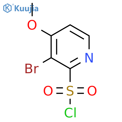 3-Bromo-4-methoxypyridine-2-sulfonyl chloride structure