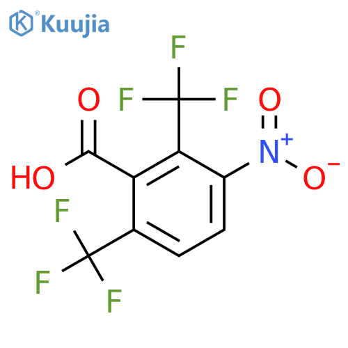 2,6-Bis(trifluoromethyl)-3-nitrobenzoic acid structure