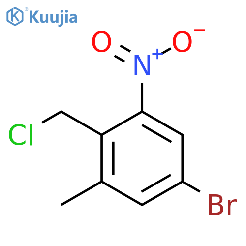 4-Bromo-2-methyl-6-nitrobenzyl chloride structure
