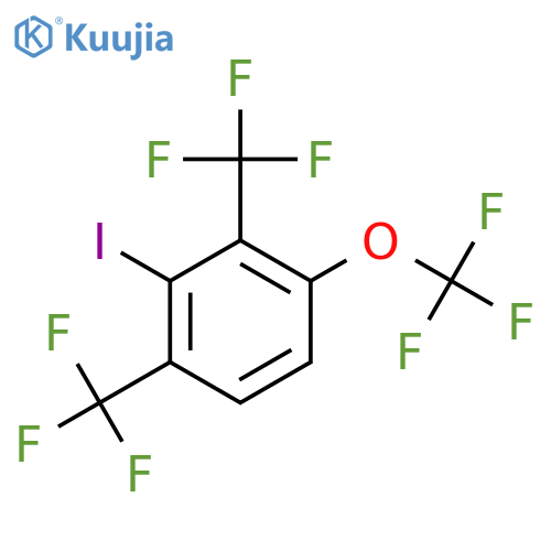 1,3-Bis(trifluoromethyl)-2-iodo-4-(trifluoromethoxy)benzene structure