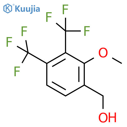 3,4-Bis(trifluoromethyl)-2-methoxybenzyl alcohol structure