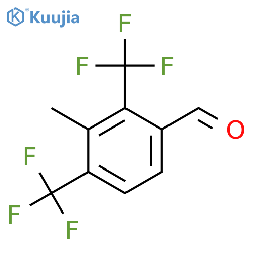 2,4-Bis(trifluoromethyl)-3-methylbenzaldehyde structure
