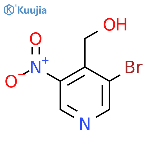 3-Bromo-5-nitropyridine-4-methanol structure
