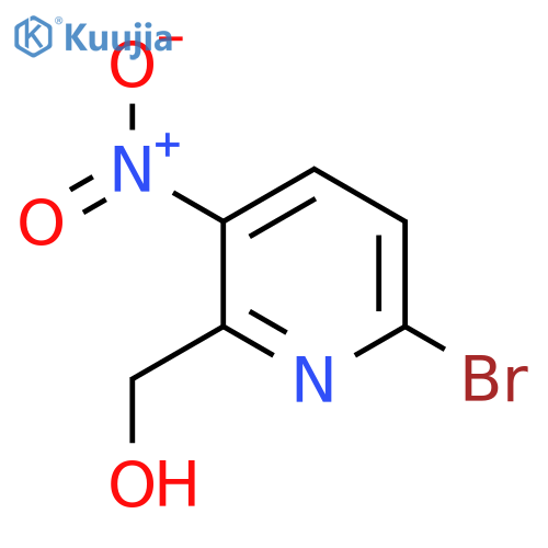 6-Bromo-3-nitropyridine-2-methanol structure