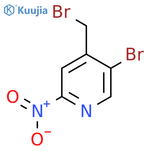 5-Bromo-4-bromomethyl-2-nitropyridine structure