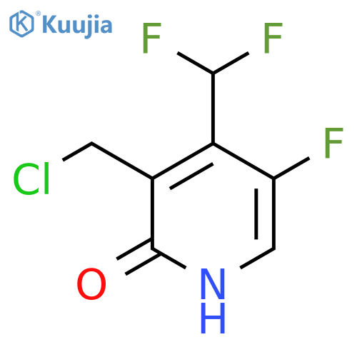 3-(Chloromethyl)-4-(difluoromethyl)-5-fluoro-2-hydroxypyridine structure