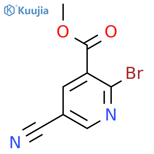 Methyl 2-bromo-5-cyanonicotinate structure