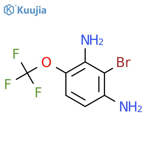 1-Bromo-2,6-diamino-3-(trifluoromethoxy)benzene structure