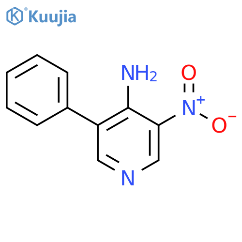 4-Amino-3-nitro-5-phenylpyridine structure