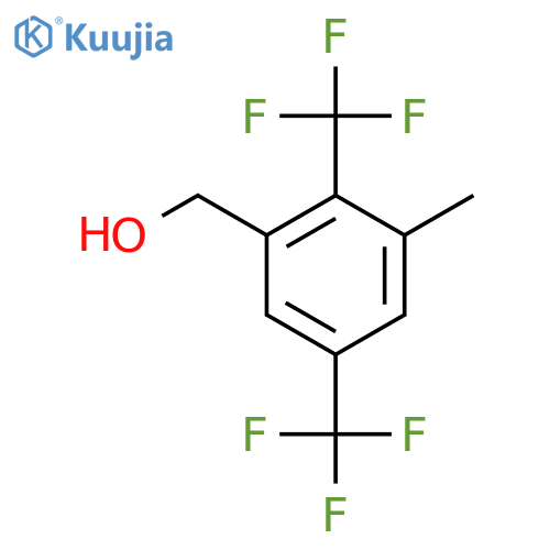 2,5-Bis(trifluoromethyl)-3-methylbenzyl alcohol structure