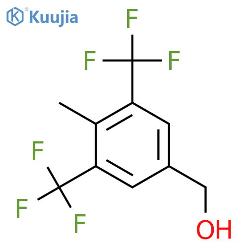 3,5-Bis(trifluoromethyl)-4-methylbenzyl alcohol structure
