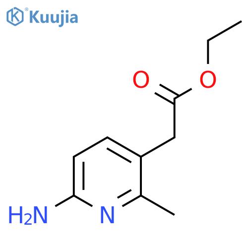 Ethyl 6-amino-2-methylpyridine-3-acetate structure